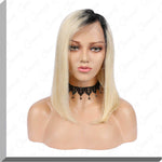 #1B&613 Ombre Lace Front Wig Human Hair For White/Black Women|QUEENONLY - Queenonly