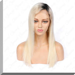 #1b&#613 Ombre Blonde Hair Wigs Brazilian Virgin Human Hair Wigs|QUEENONLY - Queenonly