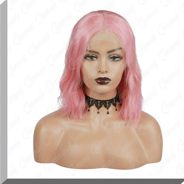 #Hot Pink Lace Front Wigs for Black/White Women|QUEENONLY - Queenonly