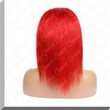 QUEENONLY 13*4/13*6 130% Density #Crimson Brzilian Virgin Human Hair Lace Front Wigs - Queenonly