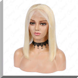 #613 Blonde Lace  Front Human Hair Bob Wigs for Black Women|QUEENONLY - Queenonly
